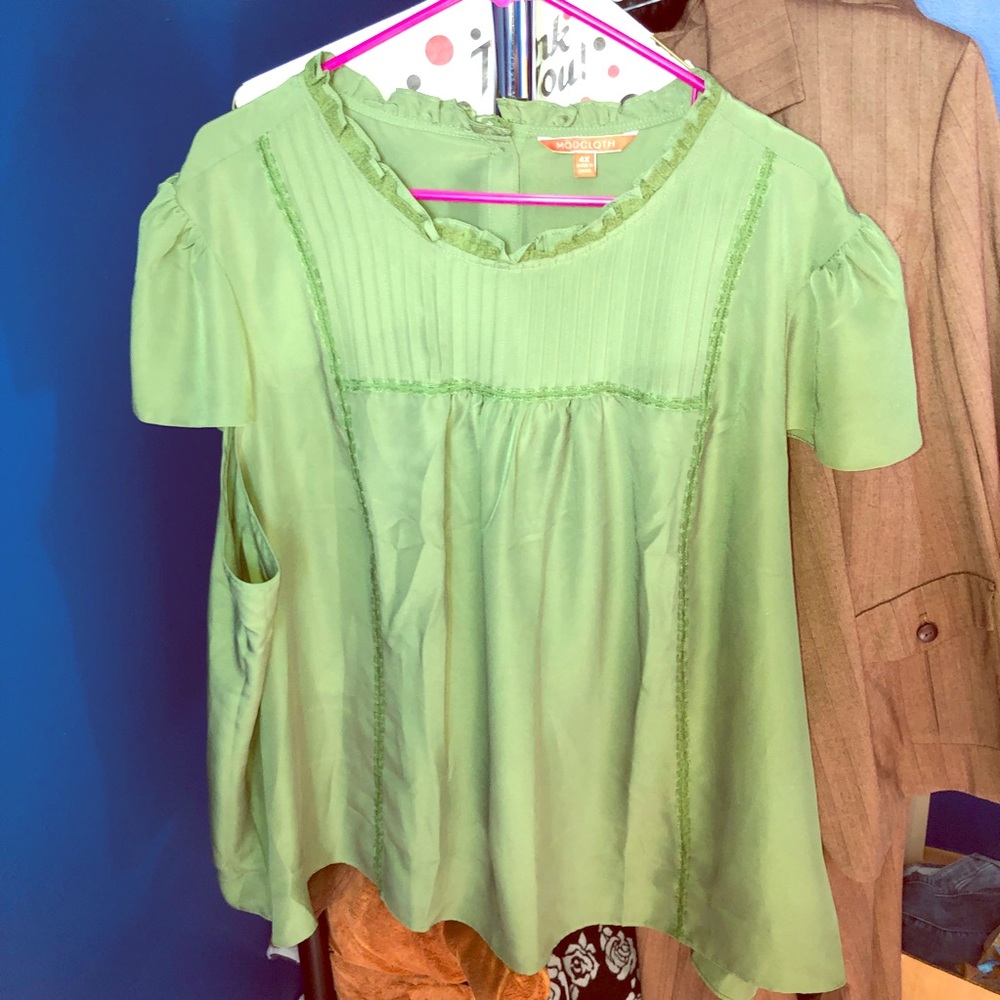 Olive Green Blouse
